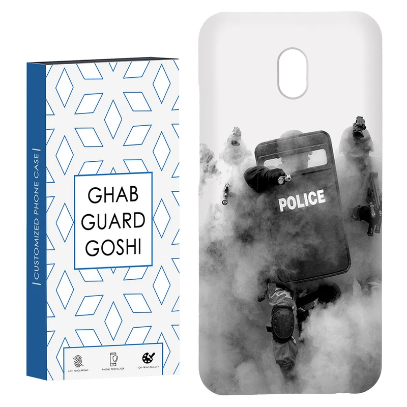 کاور قاب گارد گوشی طرح police کد Dimo-136 مناسب برای گوشی موبایل شیائومی Redmi 8a
