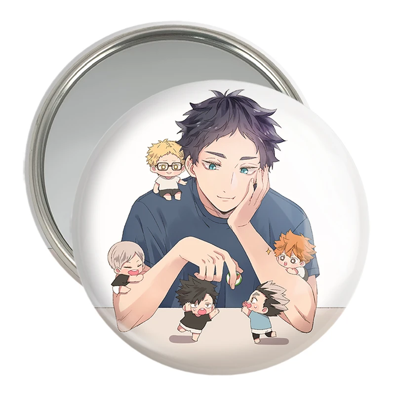 آینه جیبی خندالو مدل تیم کاراسونو انیمه هایکیو Haikyu  کد 17792