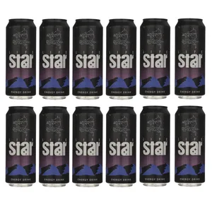 نوشابه انرژی زا لایف استار - 500 میلی لیتر بسته 12 عددی