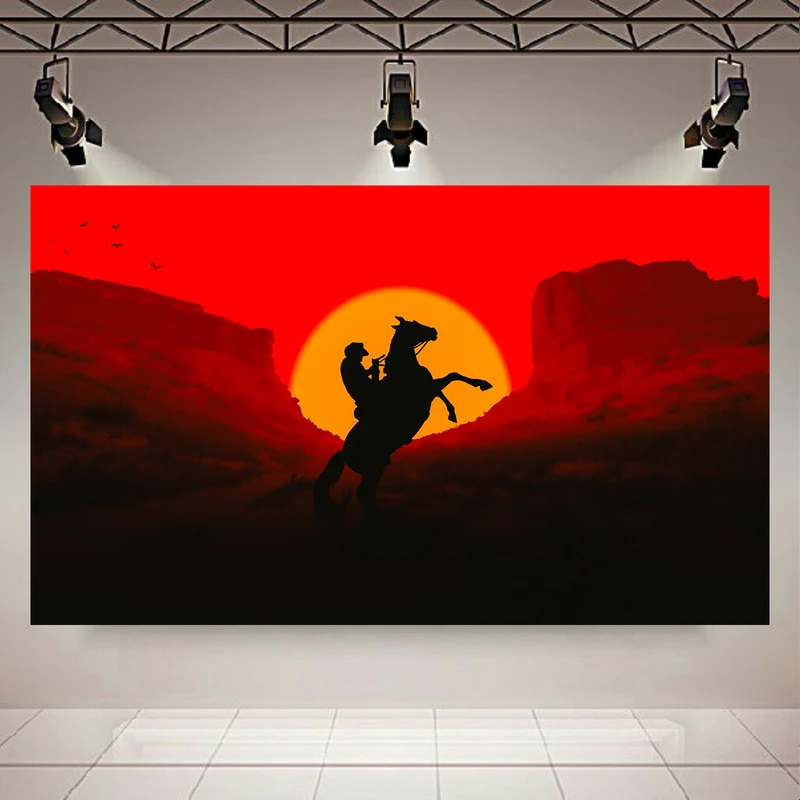 پوستر بک لایت طرح رد دد ردمپشن مدل غروب کد AR304699