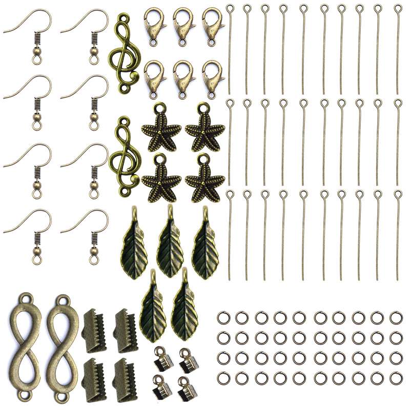 ملزومات ساخت زیورآلات مدل فلز مجموعه 105 عددی