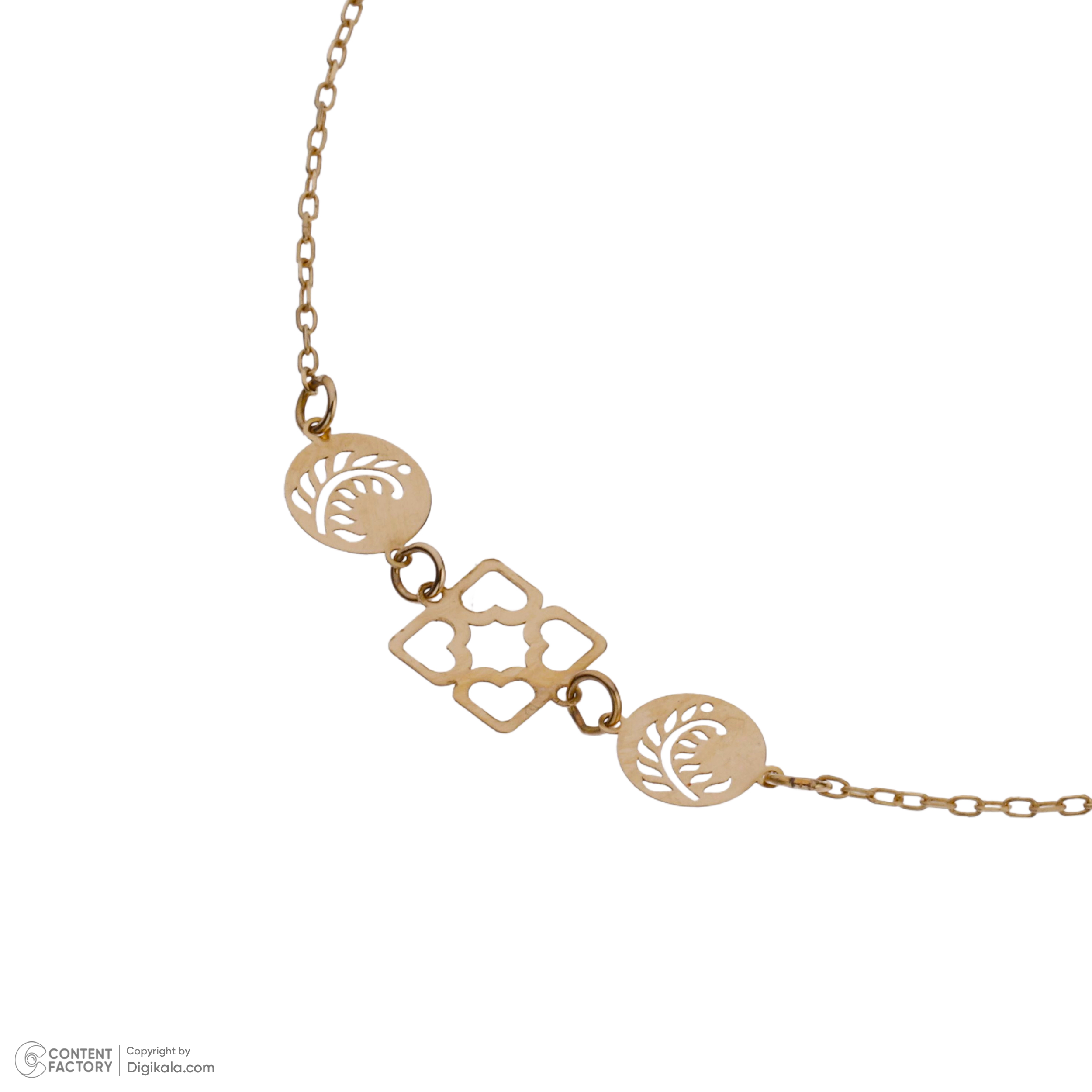 دستبند طلا 18 عیار زنانه مایا ماهک مدل MB1596 -  - 3