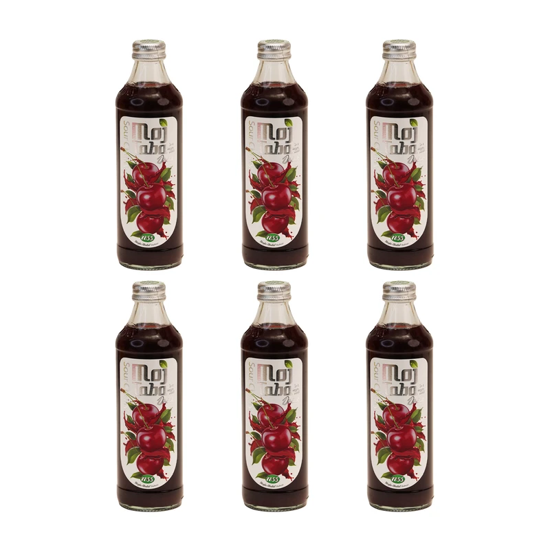 نوشیدنی آلبالو مجتبی - 330 میلی لیتر بسته 6 عددی