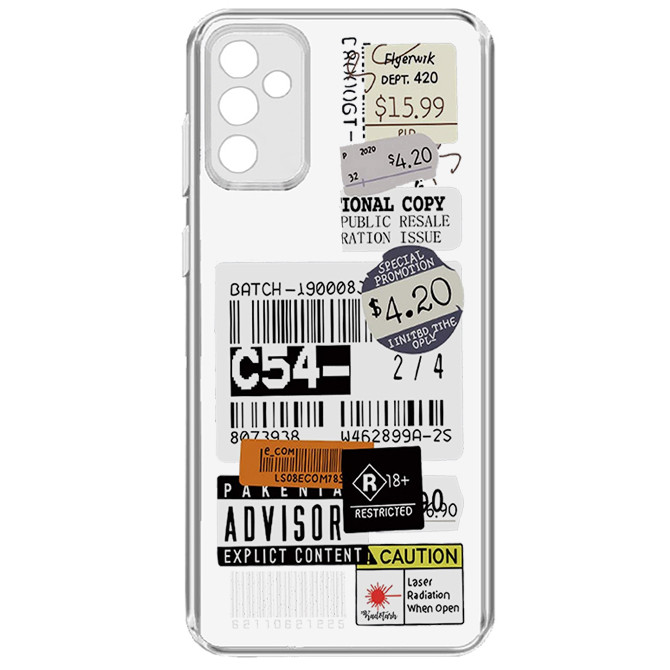 کاور طرح Barcode مناسب برای گوشی موبایل سامسونگ  Galaxy A05S
