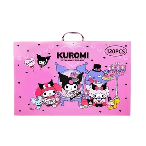 بسته رنگ‌آمیزی مدل چمدان کرومی مجموعه 120 عددی