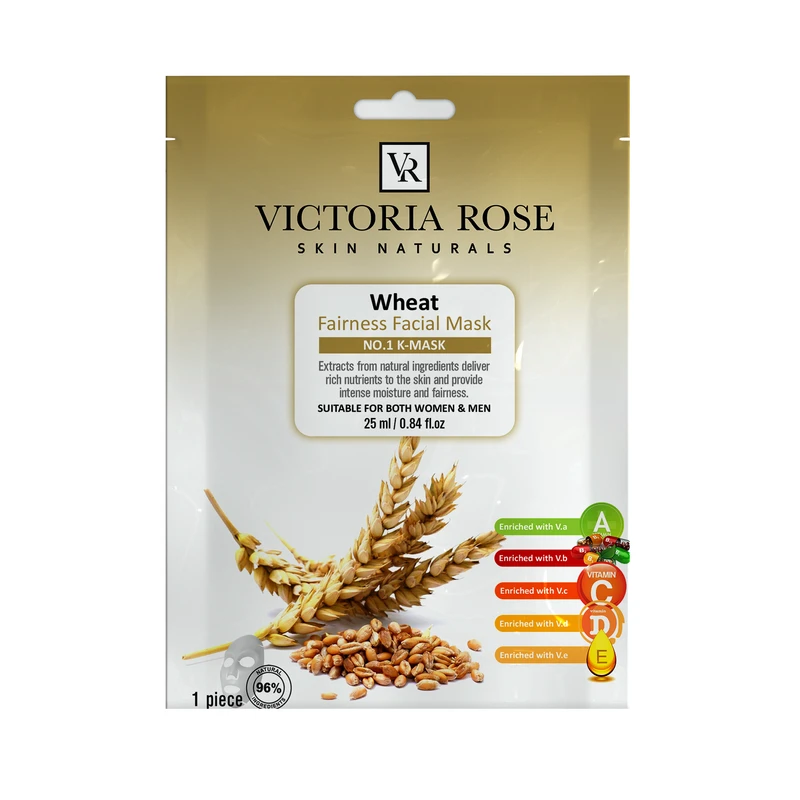    ماسک صورت ویکتوریا رز مدل Wheat حجم 25 میلی لیتر بسته 50 عددی