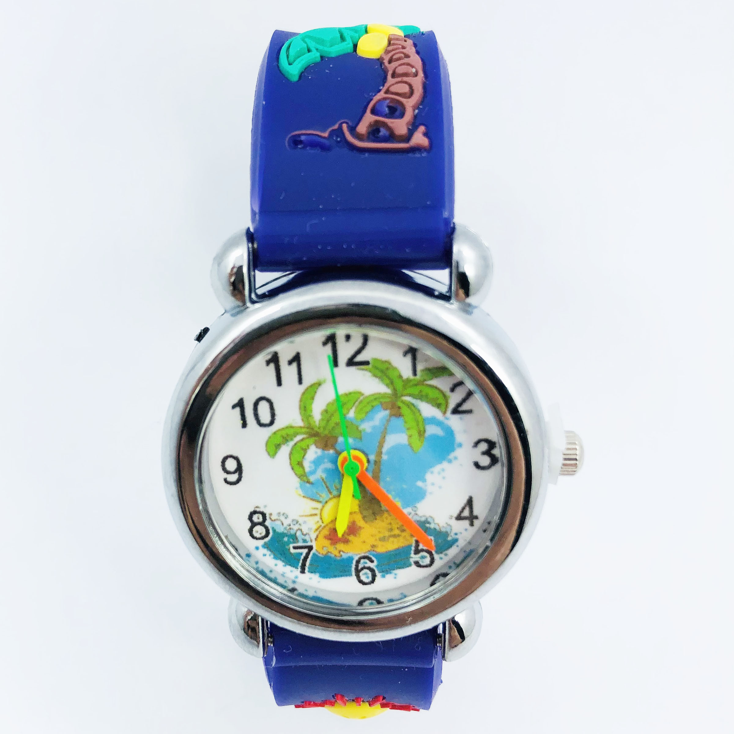 ساعت مچی عقربه ای بچگانه مدل جزیره ساعت مچی عقربه ای بچگانه مدل جزیره