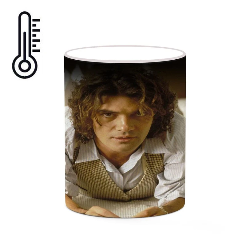 ماگ حرارتی کاکتی طرح آنتونیو باندراس Antonio Banderas مدل mgh25133