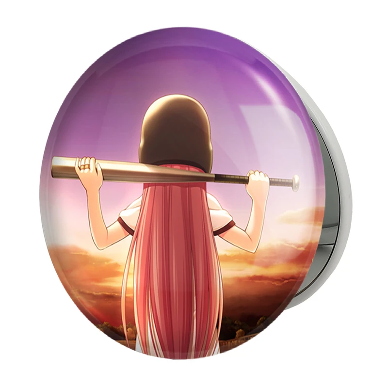 آینه جیبی خندالو طرح یویی انیمه آنجل بیتس مدل تاشو کد 31924