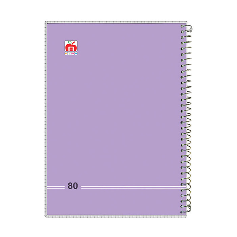 دفتر 80 برگ آلما مدل کلاسیک طرح طلقی کد 7884