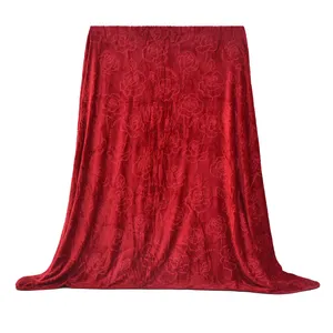 پتو مسافرتی 2 نفره مدل ژله ای رز گاردن سایز 200*220 سانتی متر