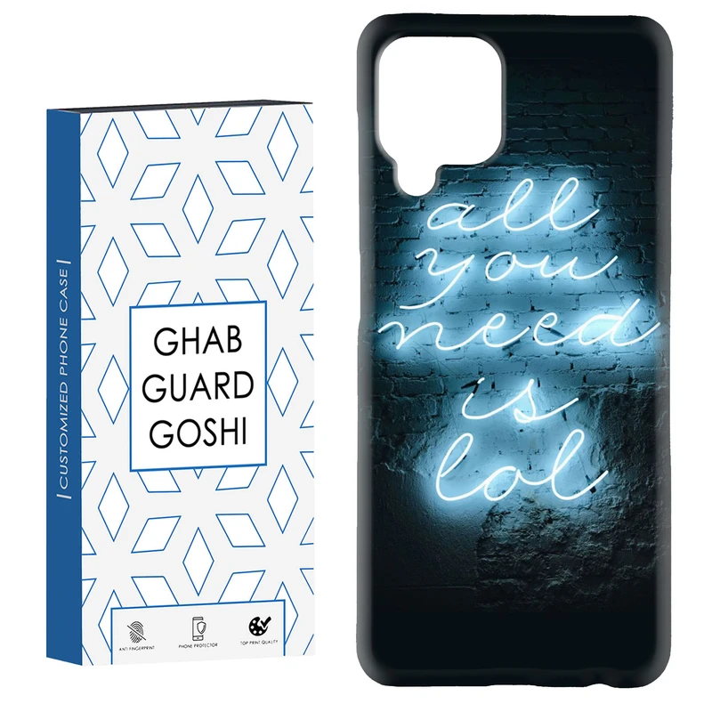 کاور قاب گارد گوشی طرح نوشته فانتزی کد Dimo-769 مناسب برای گوشی موبایل سامسونگ Galaxy A12 / Galaxy M12