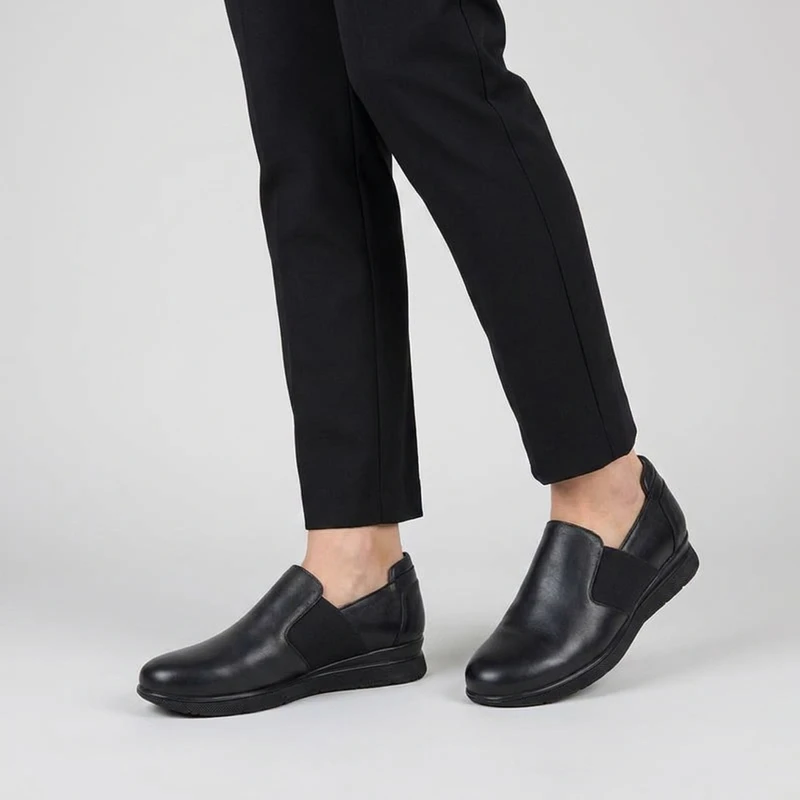 کفش روزمره زنانه مونو مدل چرم طبیعی کد J0061