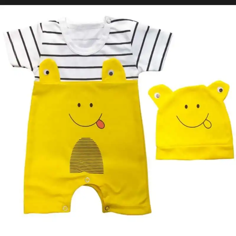 ست سرهمی و کلاه نوزادی مدل B001