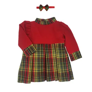 ست پیراهن و هدبند نوزادی دخترانه مدل بهار کد 100