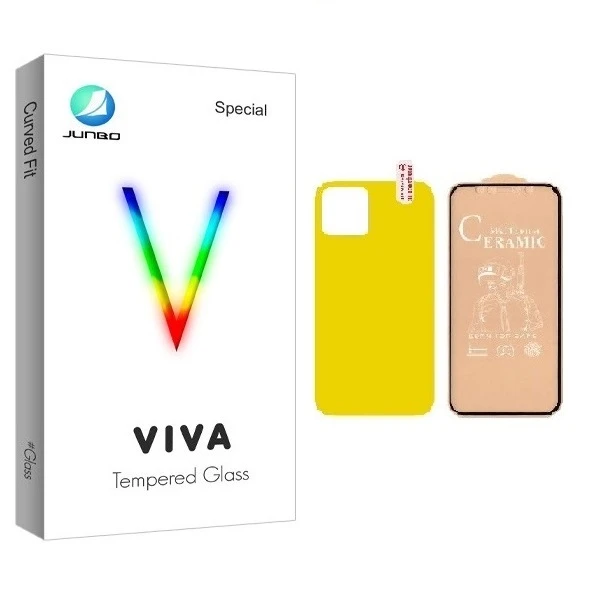 محافظ صفحه نمایش مات  جانبو مدل CR-IP12 مناسب برای گوشی موبایل اپل iphone 12Promax به همراه محافظ پشت گوشی