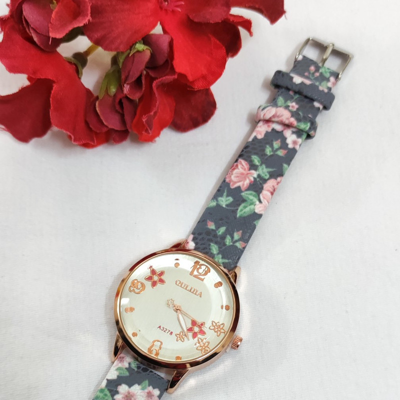 ساعت مچی عقربه ای دخترانه اولیجیا مدل Ol11