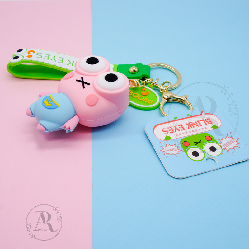 جاکلیدی رامیلا طرح قورباغه مدل Blink eyes جاکلیدی رامیلا طرح قورباغه مدل Blink eyes