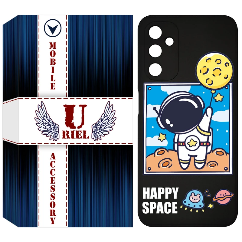 کاور یوریل مدل KSH کد 7 طرح فضانورد مناسب برای گوشی موبایل سامسونگ Galaxy M14