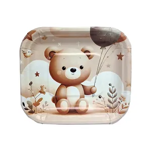 پیش دستی یکبار مصرف مدل تدی کد 2 مجموعه 10 عددی