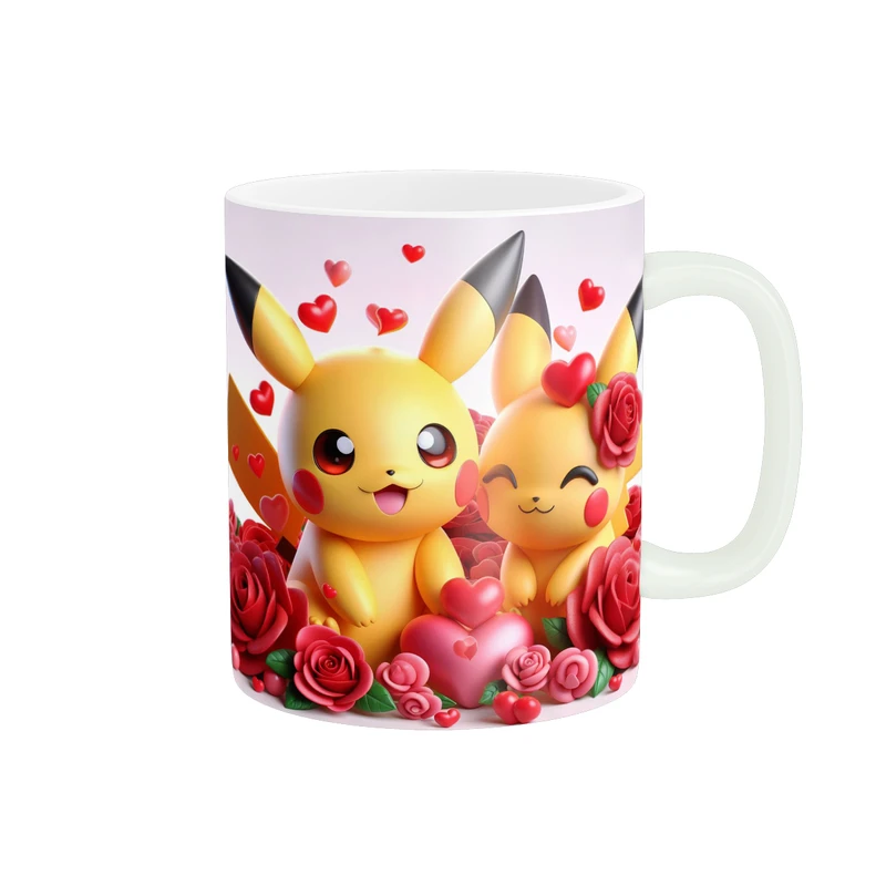 ماگ پاد آفرین طرح هدیه و ست عاشقانه کد 606