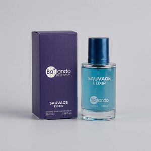 عطر جیبی مردانه بایلندو مدل ساواچ الکسیر با رایحه خنک حجم 35 میلی‌لیتر
