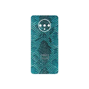 MAHOOT Blue Snake Skin Cover Sticker for OnePlus 7T