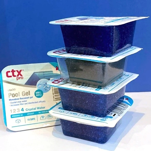 ژل شفاف کننده آب استخر مدل CTX وزن 60 گرم