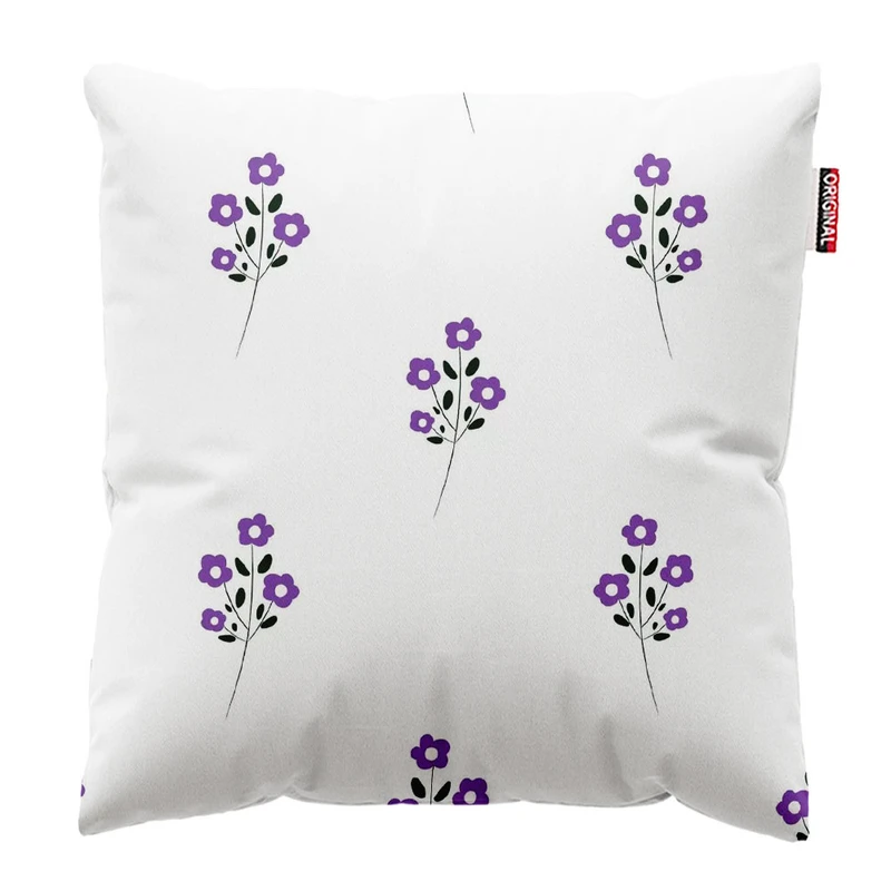 کوسن پاد آفرین طرح گل کد 3064 سایز 30*30 سانتی متر