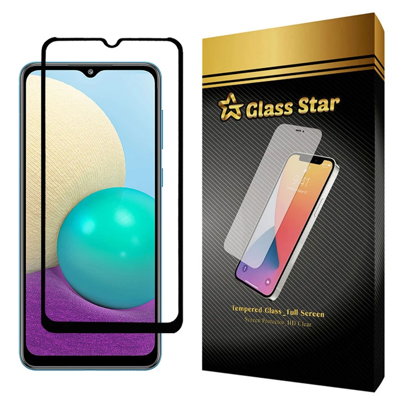  محافظ صفحه نمایش گلس استار مدل FUG مناسب برای گوشی موبایل سامسونگ Galaxy A02