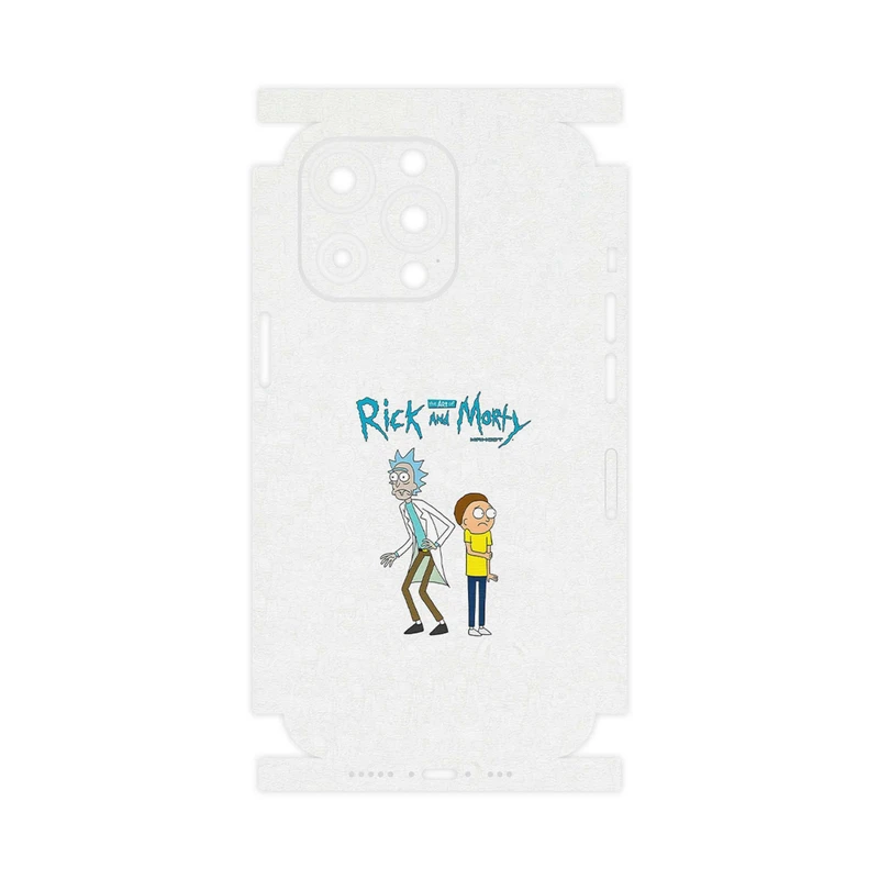 برچسب پوششی ماهوت مدل Rick and Morty-FullSkin مناسب برای گوشی موبایل اپل iphone 13 Pro
