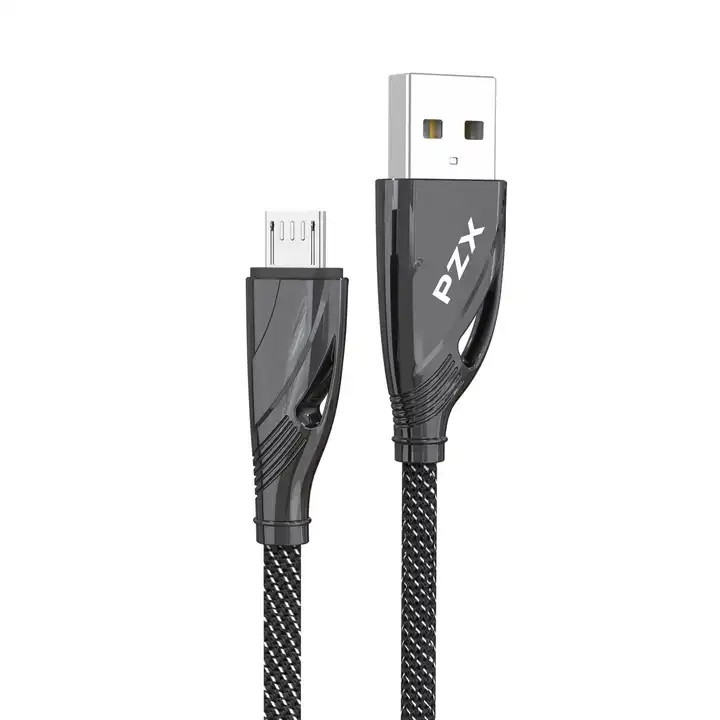 کابل تبدیل USB به microUSB پی زد ایکس مدل V180 طول 1 متر