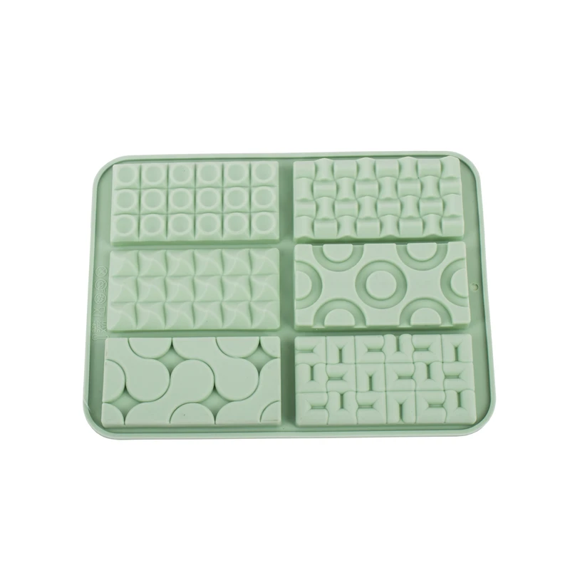 قالب شکلات مدل میکس طرحدار6 خانه