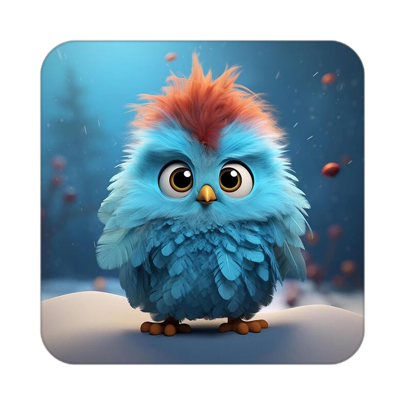 زیر لیوانی کاکتی طرح حیوانات کارتونی مدل mp28056