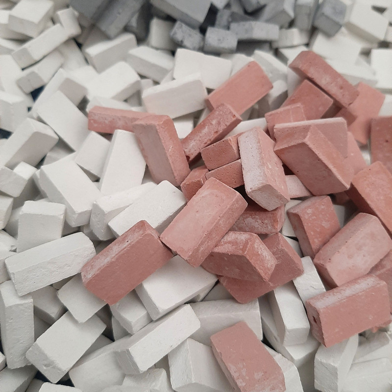 ساختنی مدل آجر مینیاتوری کد Cube 200 بسته 200 عددی