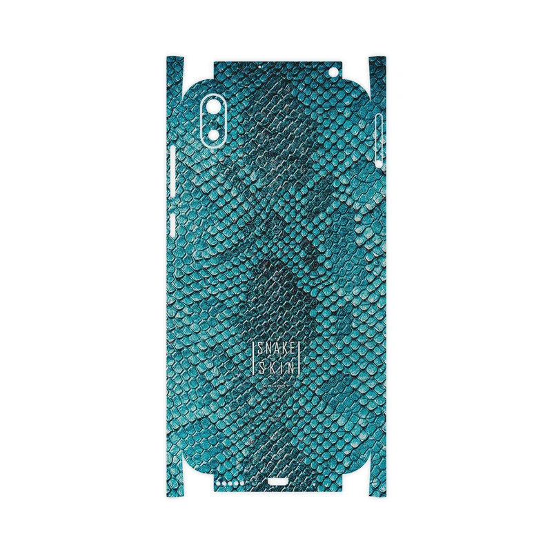 برچسب پوششی ماهوت مدل Blue Snake Skin-FullSkin مناسب برای گوشی موبایل هوآوی Y5 2019