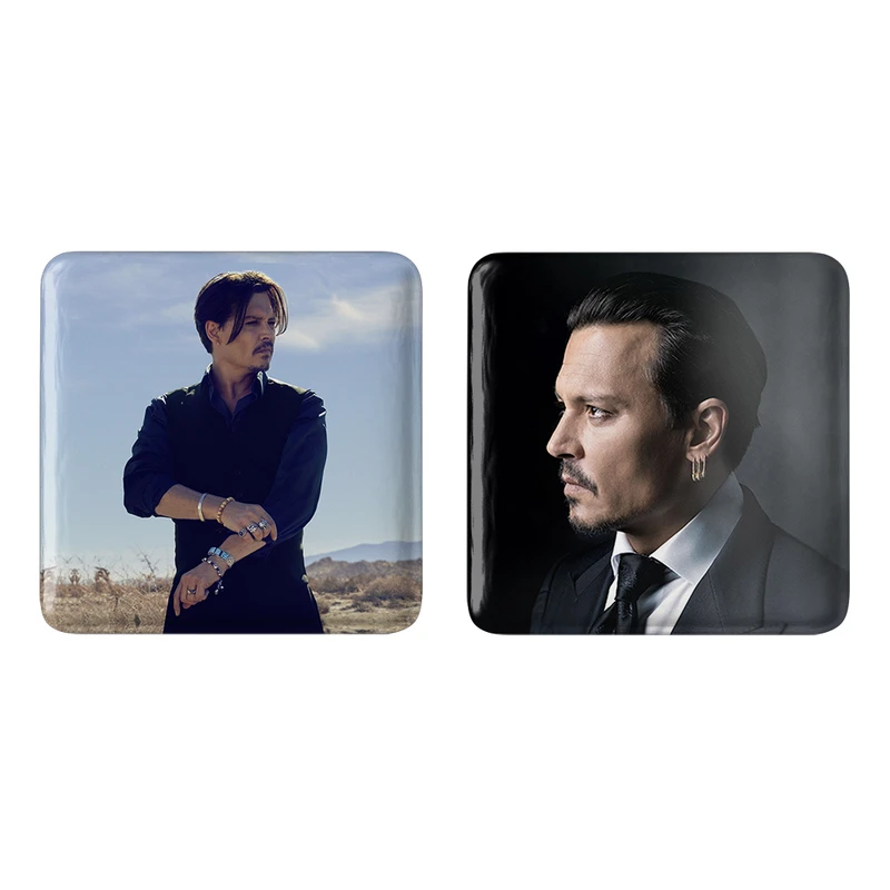 مگنت خندالو مدل جانی دپ کد 32943295 مجموعه 2 عددی