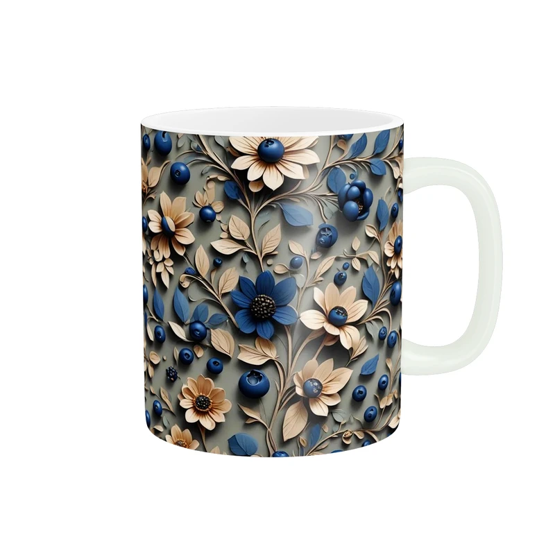 ماگ پاد آفرین طرح گل کد 1587