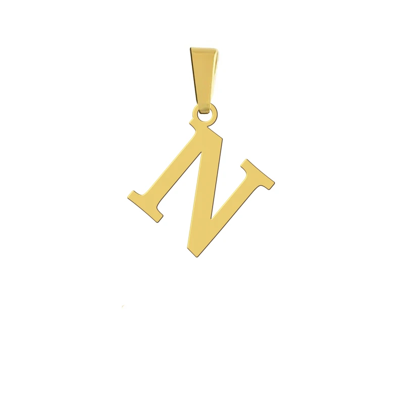 آویز گردنبند هایکا مدل حرف N کد a.h 135