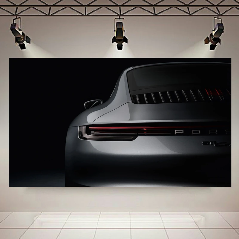 پوستر طرح ماشین مدل پورشه 911 کد AR6910