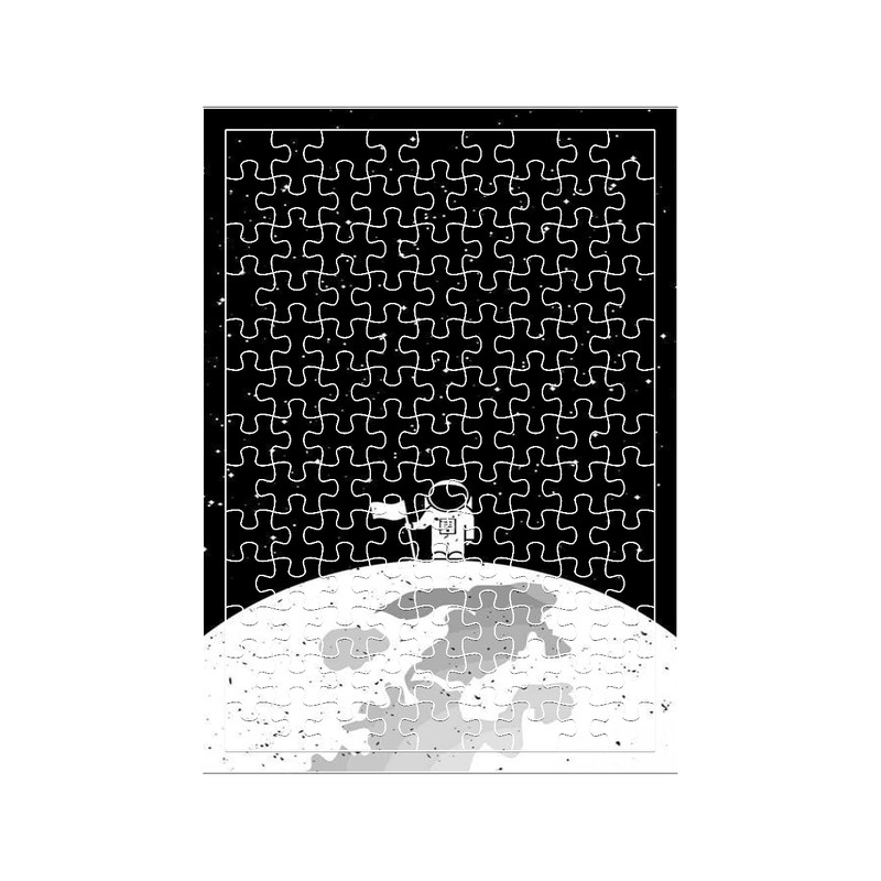 پازل 117 تکه مدل فضانورد کد 1657