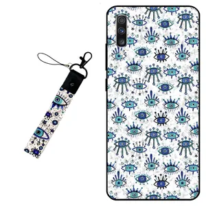 Megafone Devil eye 6464 Cover for Samsung Galaxy A70 With Wrist strap