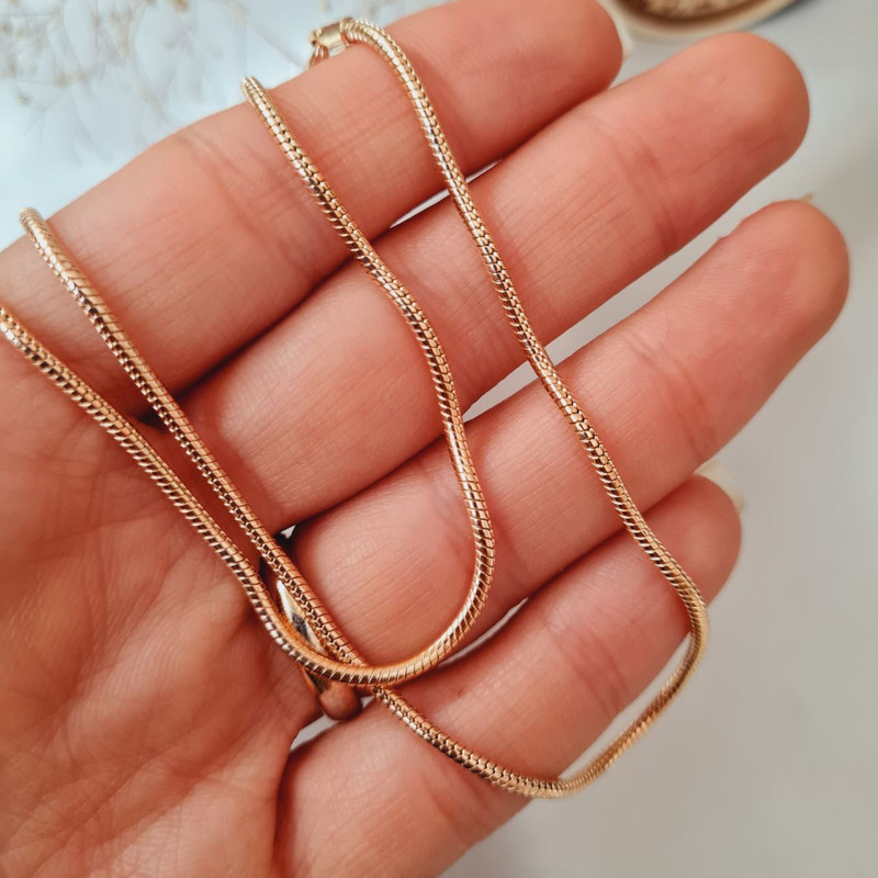 زنجیر زنانه ژوپینگ مدل هرینگبون کد MB