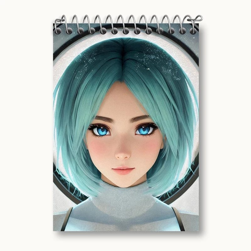 دفتر یادداشت 50 برگ خندالو مدل دخترانه کد N1597