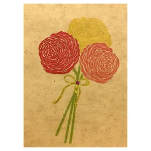 کارت پستال مدل دسته گل کد 0998877