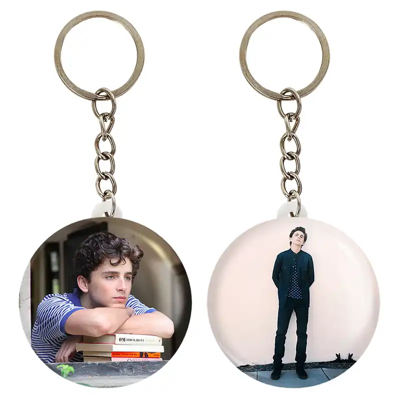 جاکلیدی خندالو مدل تیموتی شالامی Timothée Chalamet کد 1928919297 مجموعه 2 عددی