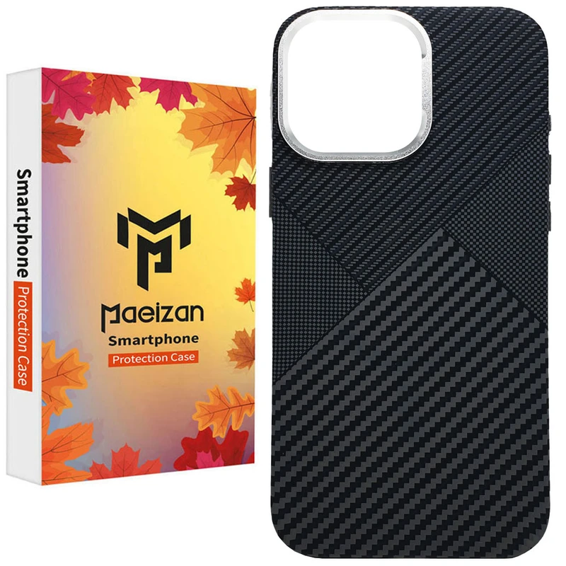 کاور پاییزان مدل Carbon PC Magnetic طرح لاکجری مناسب برای گوشی موبایل اپل IPhone 13 / 14