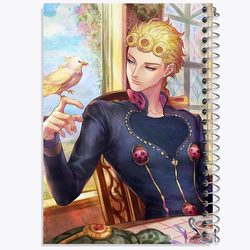 دفتر نقاشی 50 برگ خندالو مدل جورنو جواوونو انیمه جوجو Jojo کد 11501