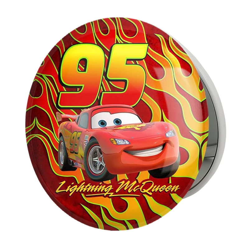 آینه جیبی خندالو طرح انیمیشن ماشین ها  مدل تاشو کد 2264 