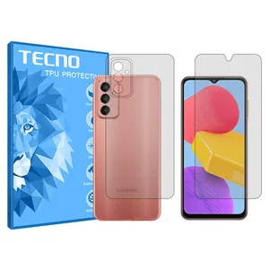 HyGEL tecno clear screen protector suitable for Samsung Galaxy M13 mobile phone along with back protector